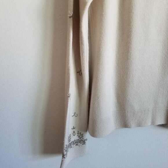 Paul Harris Design Embroidery Beaded Cardigan Large - Picture 5 of 15